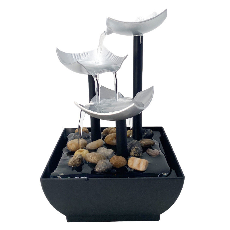 Desktop Flowing Water Fountain - Relaxing Indoor Tabletop Zen Decor